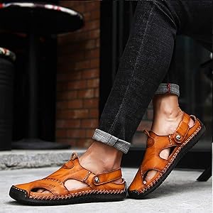 靴 HED MAYNER LEATHER SANDALS 41 HED MAYNER LEATHER SANDALS 41